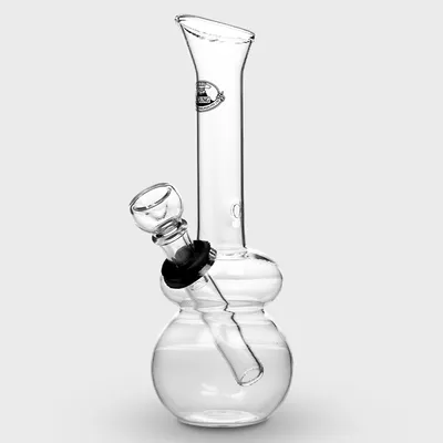 AGUNG Double Bubble Glass Bong 21cm
