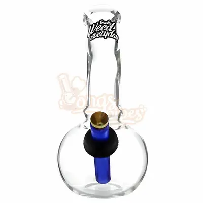 “Smoke Weed Everyday” Bubble Glass Bong 18cm