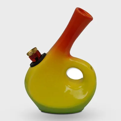 Rasta Aladdin Lamp Design Ceramic Bong 13cm