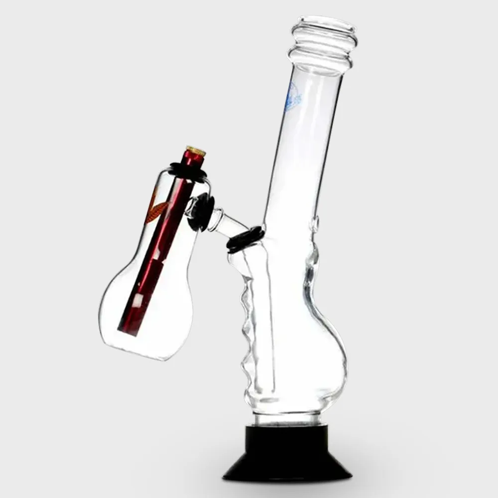 AGUNG Gripper Bong with Glass Chamber 33cm