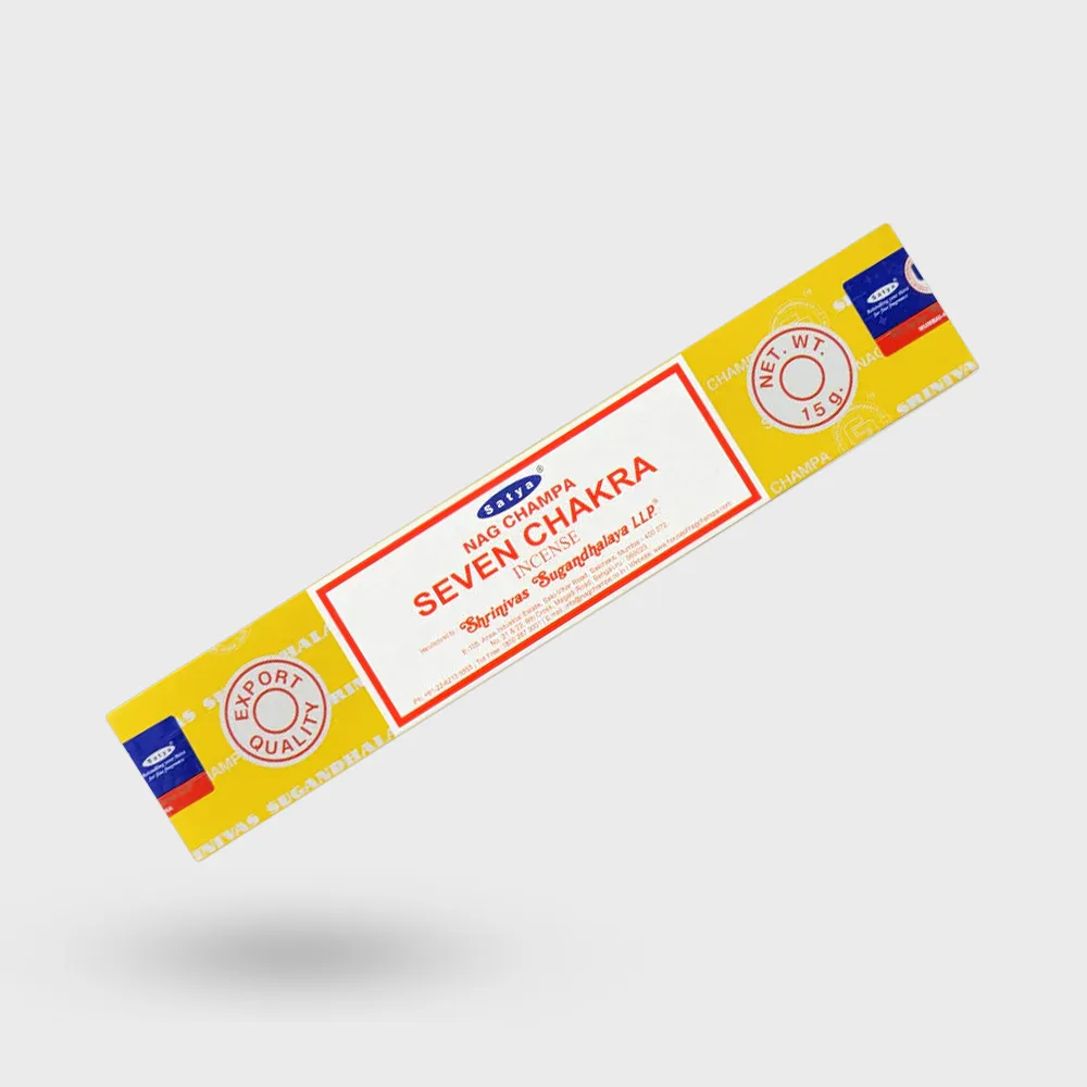 SATYA Nag Champa Seven Chakra Incense 15g