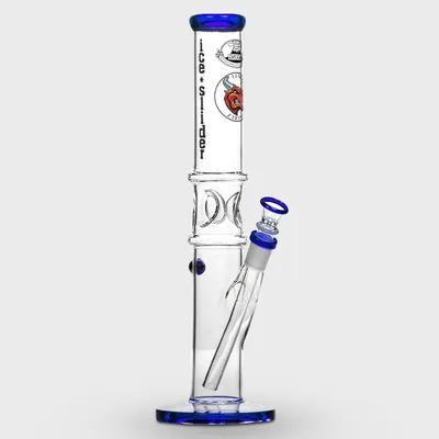 AGUNG Ice Slider Full Straight Glass Bong 33cm