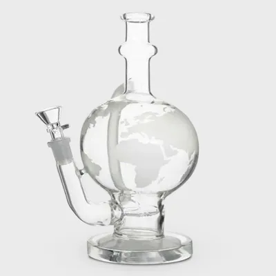 The Globe Bubble Glass Bong 25cm