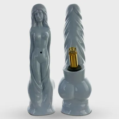 AGUNG Dick Naked Lady Design Ceramic Bong 25cm