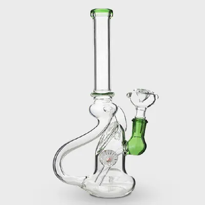 Billy Mate Double Arm Recycler Percolator Glass Bong 24cm