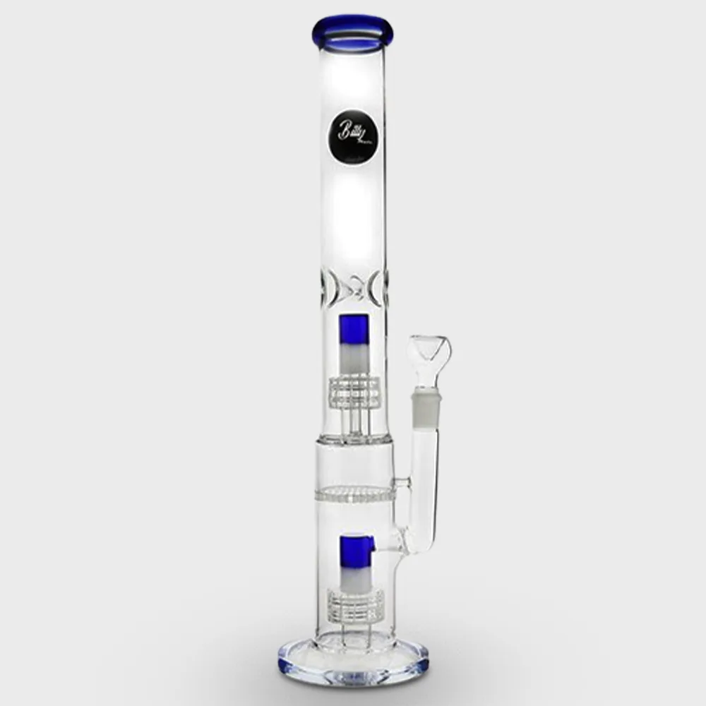Matrix Dual Level Percolator Straight Glass Bong 45cm