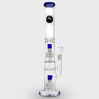 Matrix Dual Level Percolator Straight Glass Bong 45cm
