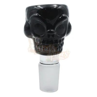 Stone Age Skull Cone Piece Black 14mm