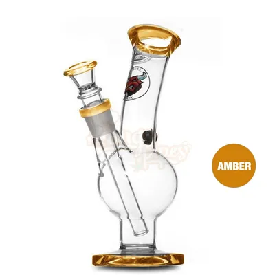 Agung Little Bull Black Full Glass Bong 20cm