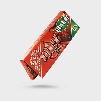 Juicy Jays Flavored Papers Size 1¼ Strawberry