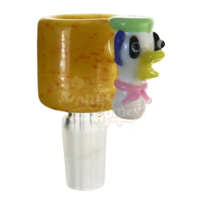 Double Wall Duck Face Glass Cone Piece 14mm