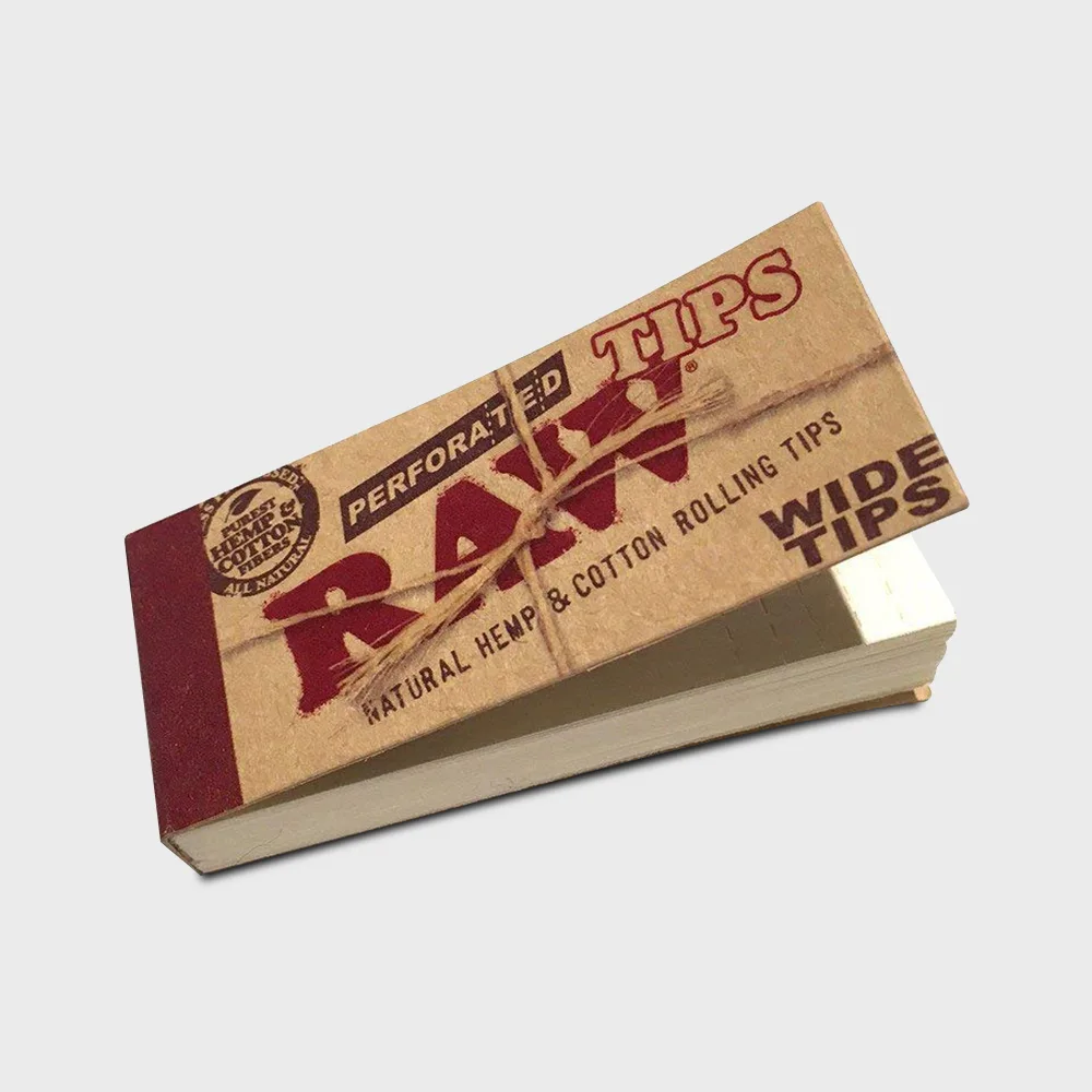 RAW Perforated Wide Tips Single Booklet