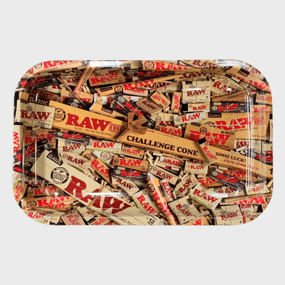 Mixed-RAWs Metal Rolling Tray 34×24 cm