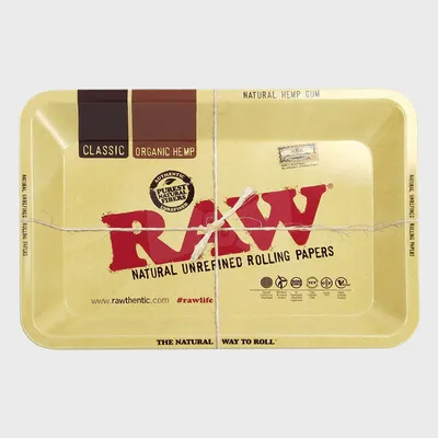 RAW Classic Metal Rolling Tray 18×13 cm