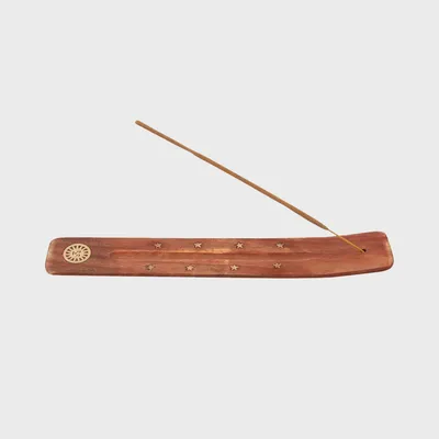 Ash Catcher Sun Wooden Incense Burner
