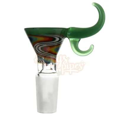 WigWag Cone Piece with Colored Double Handle 14mm