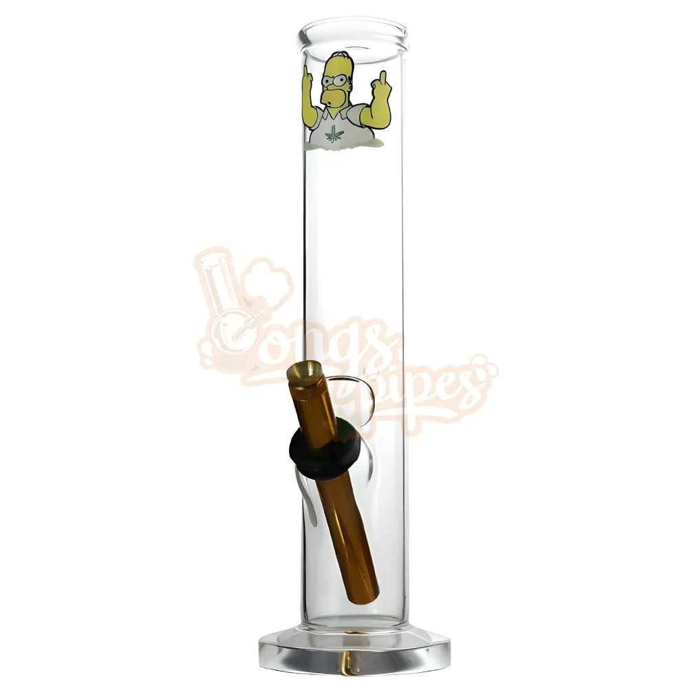 Glass Didgeridoo Straight Bong 30cm