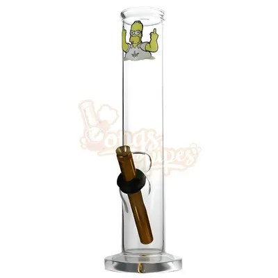 Glass Didgeridoo Straight Bong 30cm