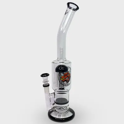 AGUNG Angry Bull Percolator Glass Bong 38cm