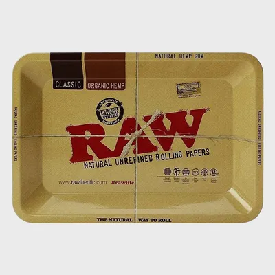 RAW Classic Metal Rolling Tray 28×18 cm