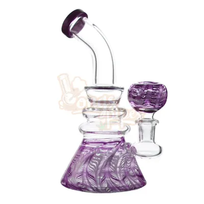3 Ring Beaker Bongs 17cm